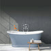 BC Designs Traditional Boat Bath, Acrylic Roll Top bespoke custom Painted Bathtub 1580mm x 750mm BAS063