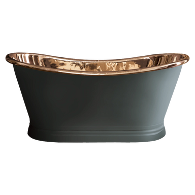BC Designs Copper Bespoke Painted Bath, Roll Top Bathtub 1700mm x 725mm BAC040