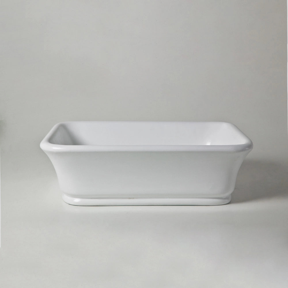 BC Designs Magnus Senator Cian Bathroom Basin 525mm in polished white finish