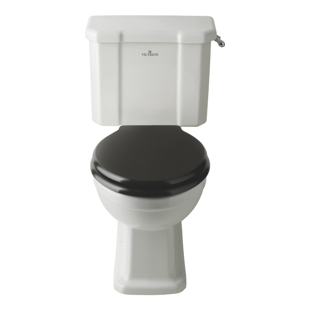 BC Designs Victrion WC, Luxury Closed Coupled Toilet front facing