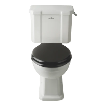 BC Designs Victrion Soft Close Toilet Seat shown on wc coupled design