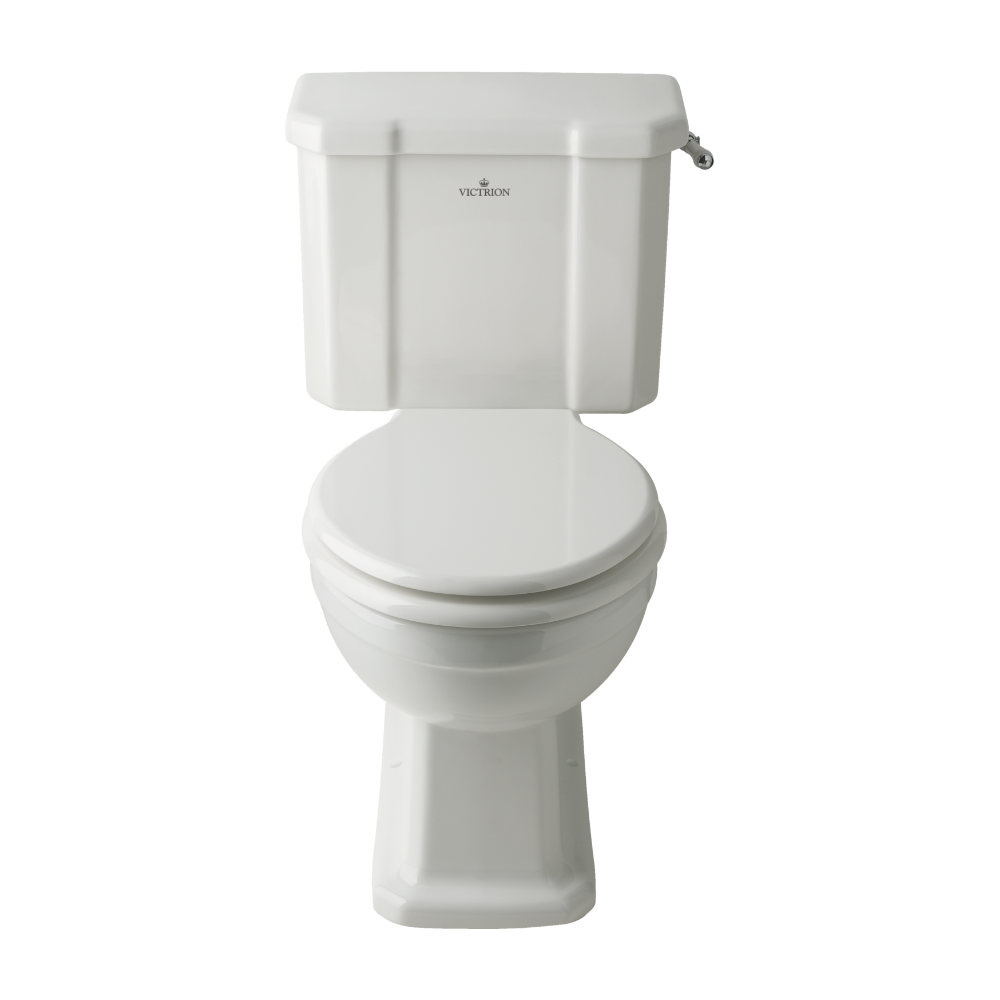 BC Designs Victrion WC, Luxury Closed Coupled Toilet white