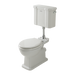 BC Designs Victrion WC, Mid Level Luxury Toilet white seat