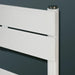 close up of eucotherm mars primus 1420mm x 600mm heated towel rail
