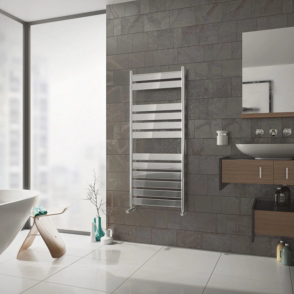 eucotherm radiator in bathroom space wall hanging primus vito 1600mm x 500mm 