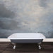 Hurlingham Chatterton Cast Iron Shower Tray, Roll Top Painted Shower Tray image
