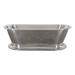 Hurlingham Zille Nickel, Copper Bath, Roll Top Bathtub 1940x870mm, clear background