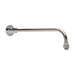 Hurlingham Wall Mounted Shower Arm, Adjustable 123-453mm nickel