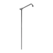 Hurlingham Shower Arm With Riser Rail 1018x488mm chrome