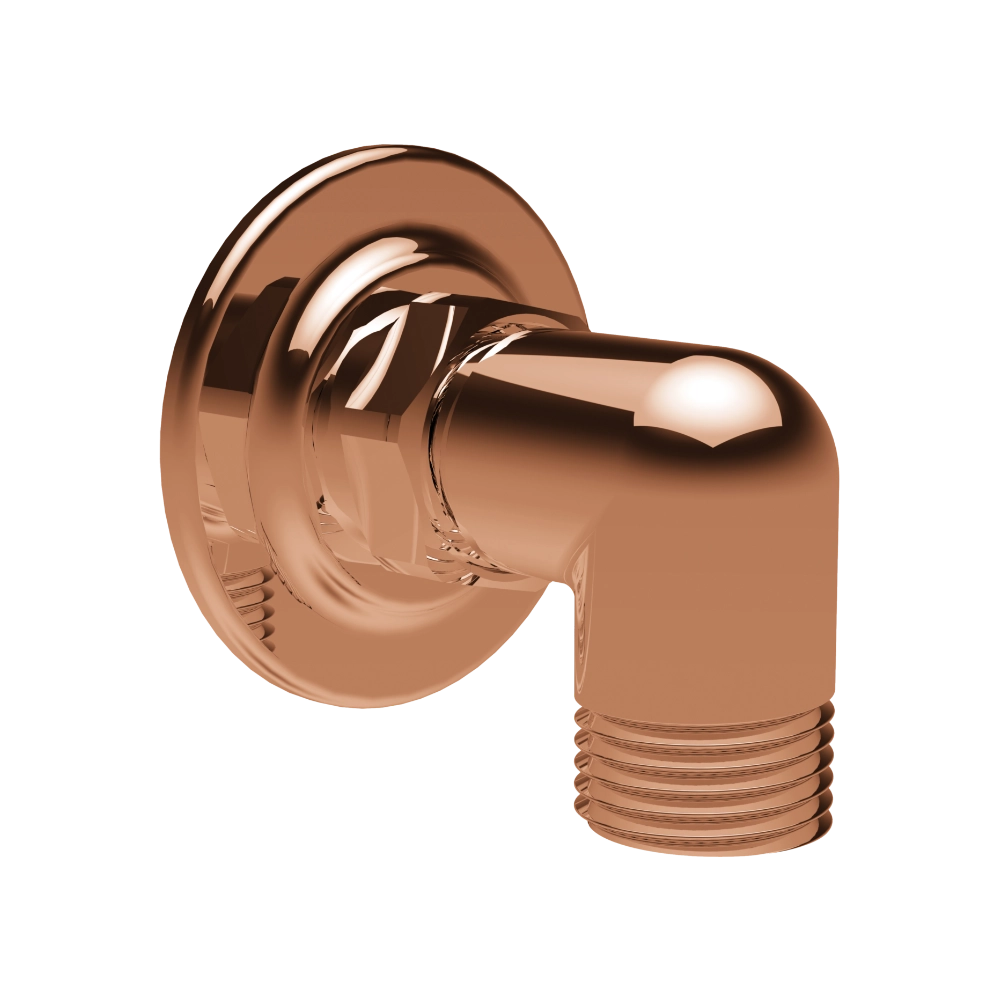 Hurlingham Wall Mounted Shower Elbow copper